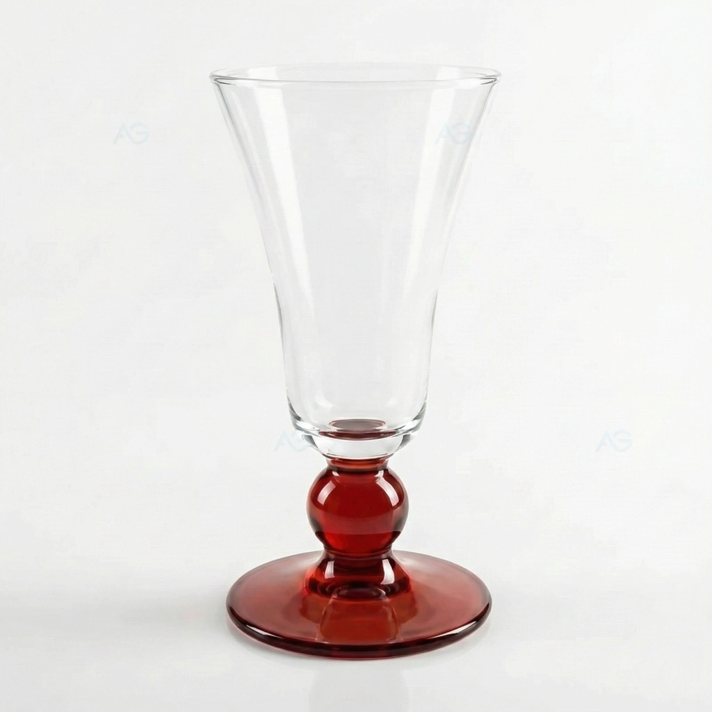 Andria | Eisglas | Eisbecher Premium Eisglas Andria Sunset Red 400ml von ADRIAGEL® - absoluter Höhen-Rekordhalter mit 215mm für spektakuläre Milkshakes und Eiskaffee-Kreationen mit maximaler Tischpräsenz