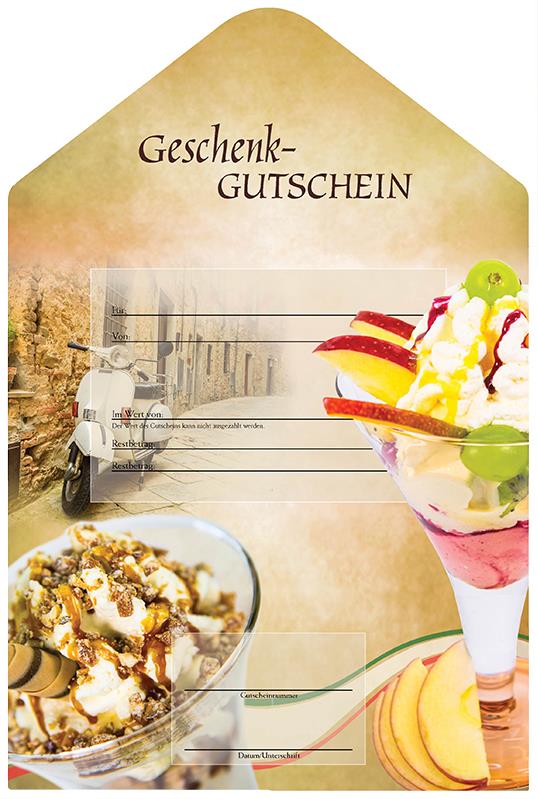 Gutschein "Ital. Eis 2" / VPE = 50 Stück