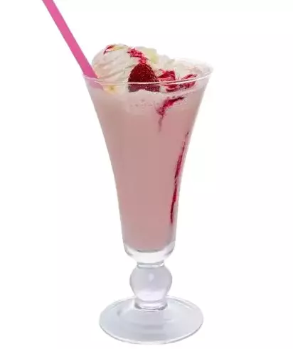 Andria-Kristallklar-Eisbecher-Milchshake