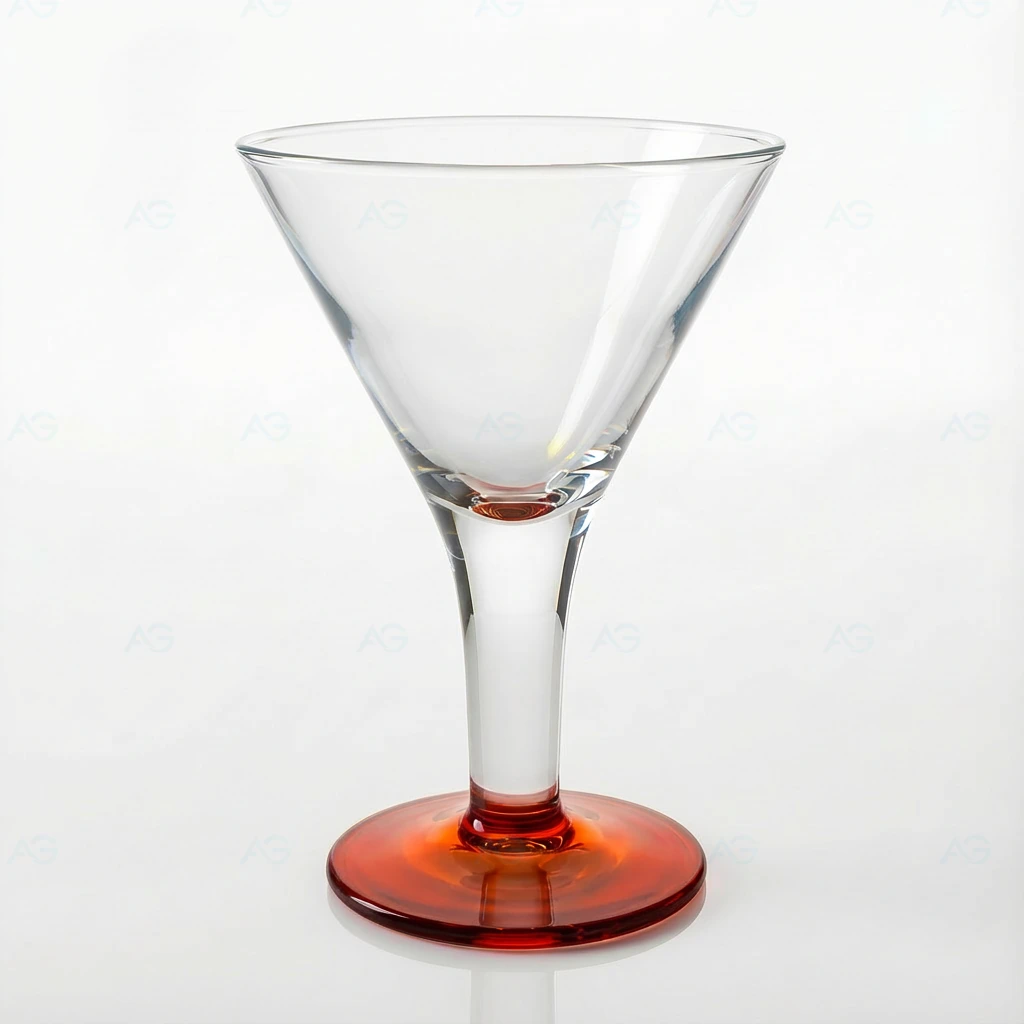 Padova | Eisglas | Rot Premium Signature-Eisglas Padova Sunset Red 400ml von ADRIAGEL® - Bestseller mit 180mm Höhe für majestätische "Happy Sunday" Kreationen und Instagram-Posts