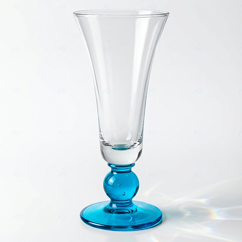 Barletta | Eisglas | Türkisblau Premium Eisglas Barletta türkisblau 500ml von ADRIAGEL® - absoluter Doppel-Rekordhalter mit 250mm Höhe und charakteristischem Kugel-Stiel-Design für majestätische XXL-Coppa della Casa und unvergessliche Signature-Kreationen über 10€