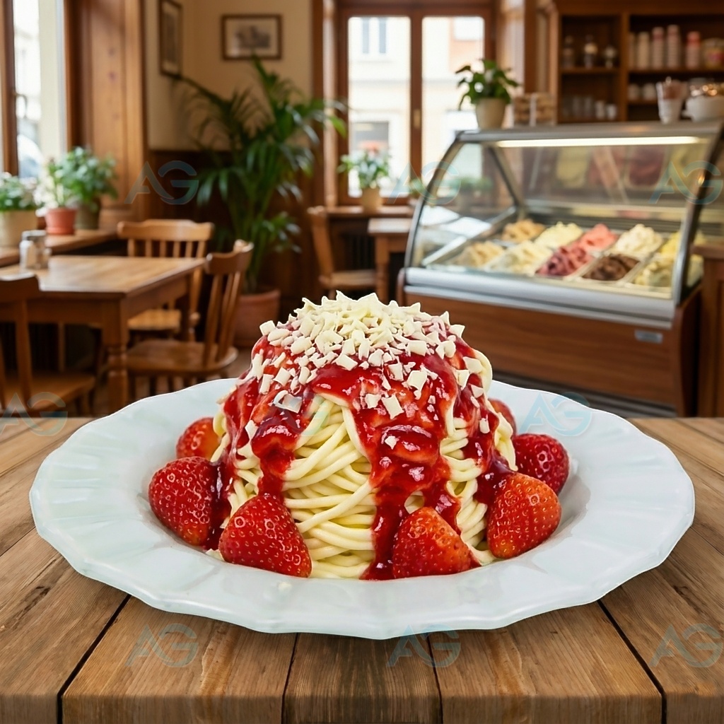 Spaghettieisteller mini | Ø 16.5cm · weiss