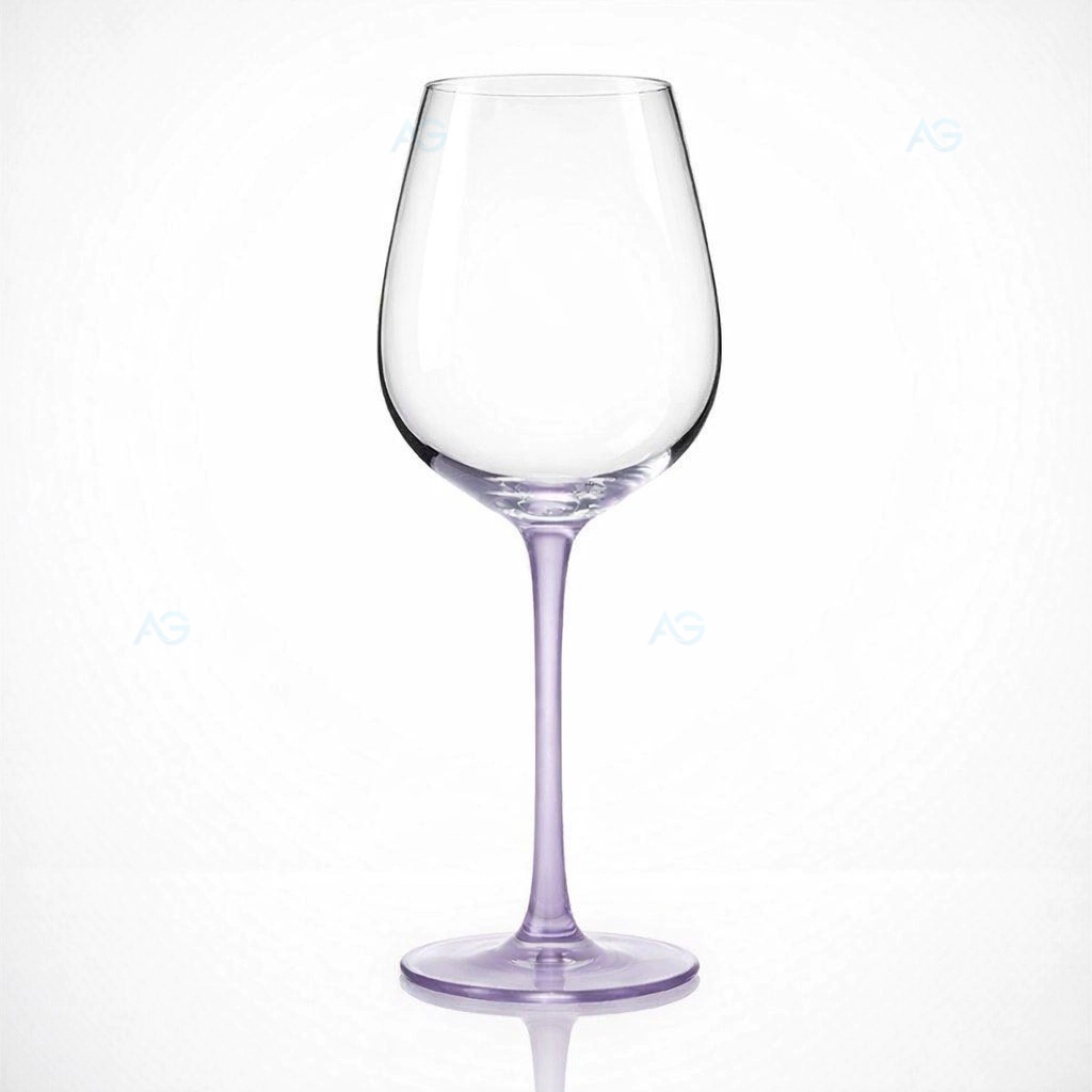 Weißweinglas "Ferrara" | Rosa-Lila Weißweinglas "Ferrara" | Rosa-Lila