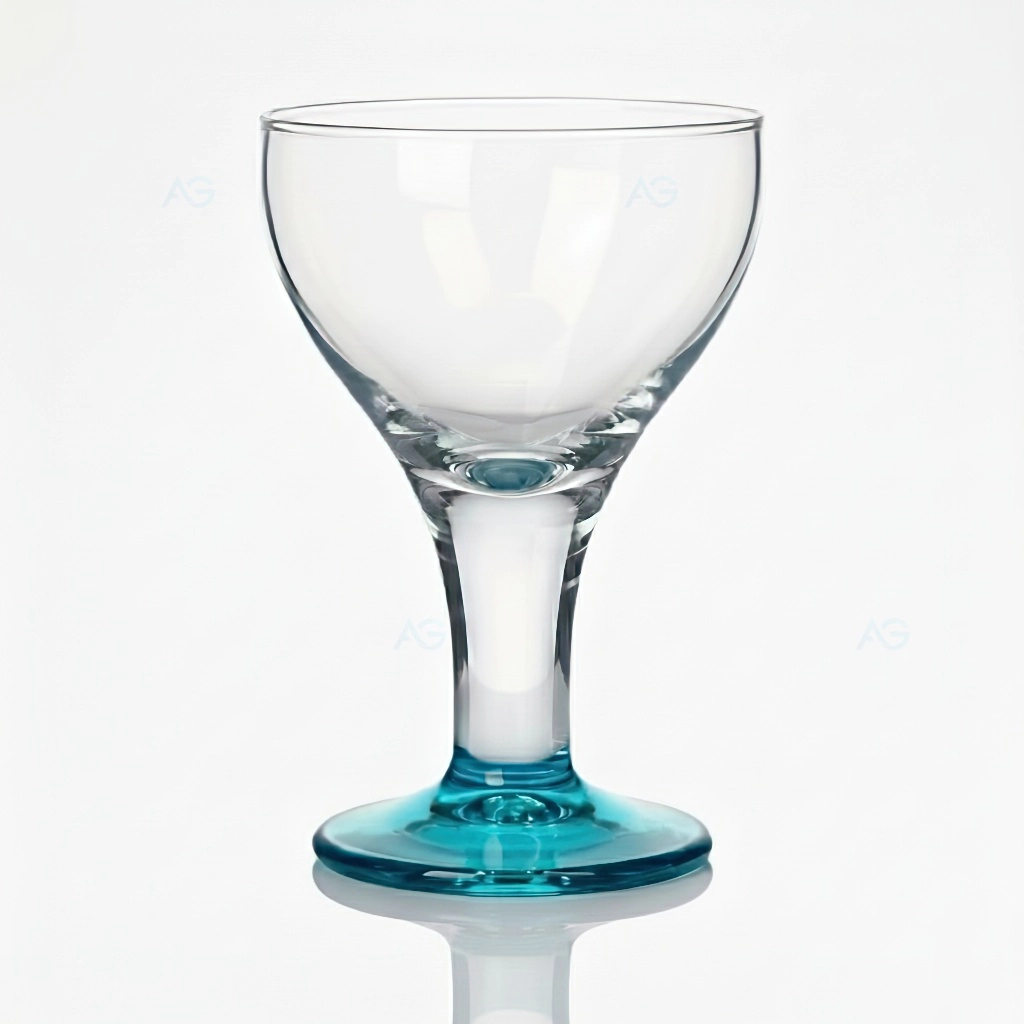 Verona | Eisglas | Eisbecher Premium Eisglas Verona türkisblau 400ml von ADRIAGEL® - kompakter Frozen Yogurt und Joghurtbecher-Champion mit 175mm praktischer Höhe und breitem Kelch für üppige Toppings