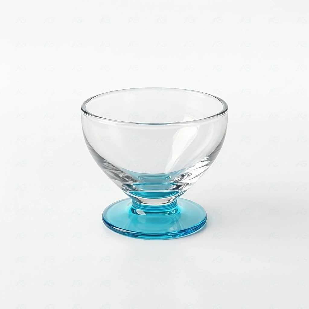 Parma | Eisglas | Türkisblau Handgefertigtes Eisglas Parma türkisblau 310ml mit breitem Kelch von ADRIAGEL® für professionelle Eiscafés und Gelaterias